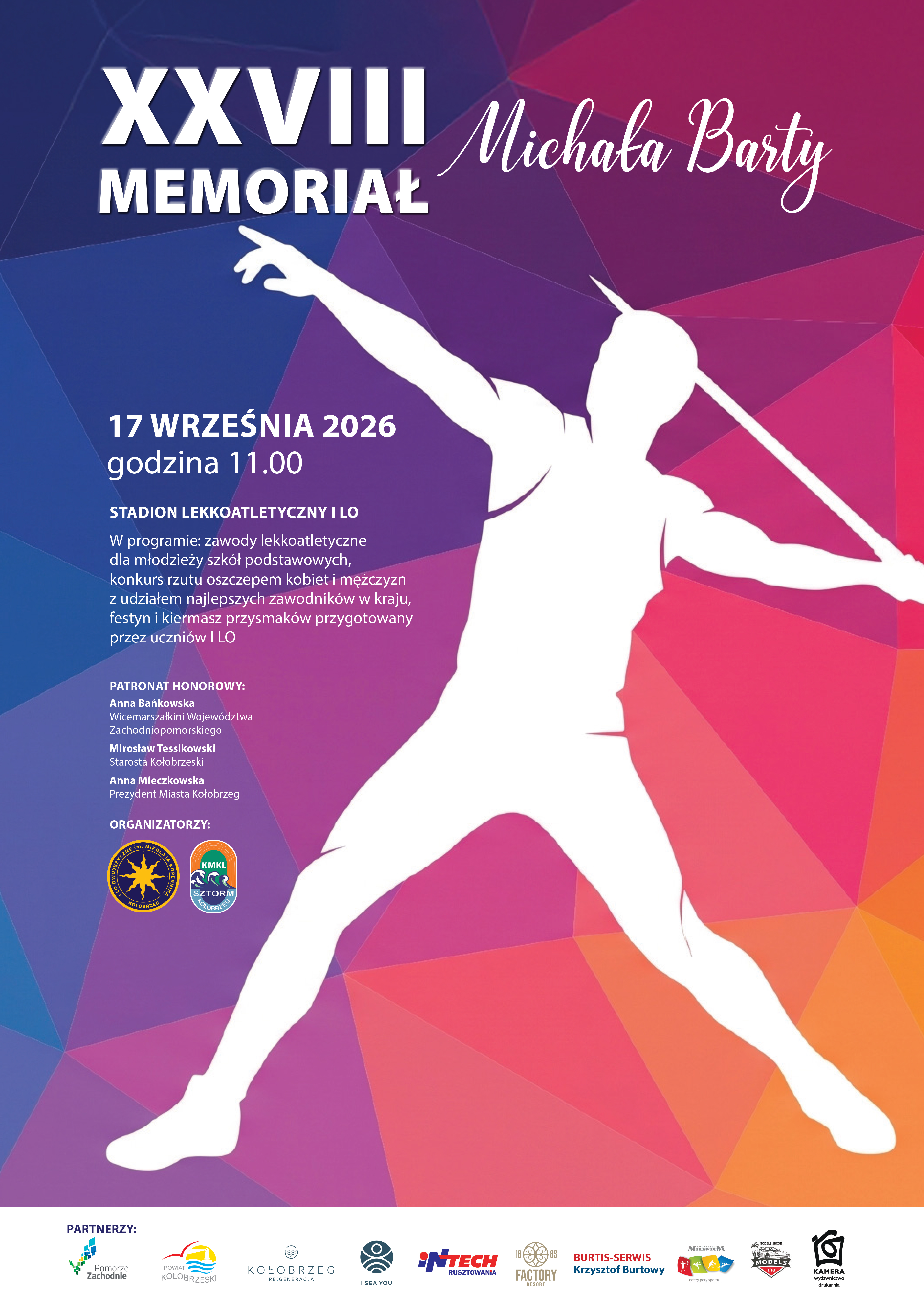 plakat wydarzenia z informacjami